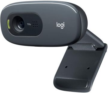 Logitech C270 720 HD Webcam - Black