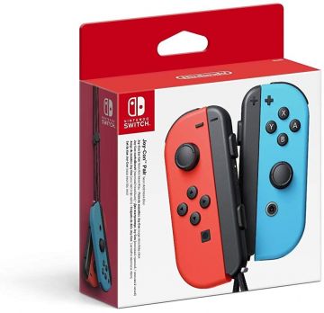 Nintendo Switch Joy-Con Controller Pair - Neon Red & Blue